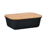 MidOcean Thursday Bamboo 1L Lunch Box in Black MidOcean Black One Size