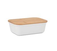 MidOcean Thursday Bamboo 1L Lunch Box in White MidOcean White One Size