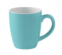 Midocean Trent Coloured Ceramic Mug Blue/white (One Size)