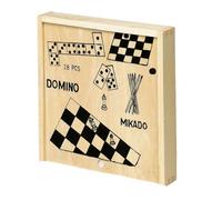 MidOcean Trikes 4 in 1 Board Game in Cream MidOcean Cream