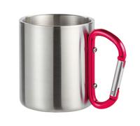 MidOcean Trumbo Metal Carabiner Clip Mug in Red MidOcean Red
