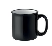 MidOcean Tweenies Vintage Ceramic 240ml Mug in Black MidOcean Black
