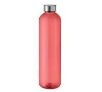 MidOcean Utah Remax RPET 1L Water Bottle - Transparent Red - One Size - Transparent Red - 100% Mixed