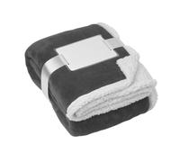 MidOcean Zermatt Coral Fleece Blanket - Grey - One Size - Grey - 100% Mixed