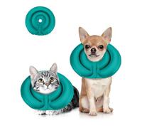 MIDOG Soft Inflatable Dog Cone - Comfortable Alternative After Surgery That Doesn't Block Vision, Patented Donut Recovery Collar Prevents Licking for Large & Medium Dogs (L)