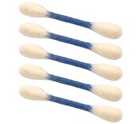 MIDOKSTUA 1/3 / 5Pcs Cotton Swabs Kitten Chew Sticks Indoor Care Teething Toy Big Felt Boredom Play Set Kitten Chew Accessories Permanent Puss Punter Toy
