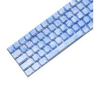 MIDOKSTUA 64 / 74Key Translucents Keycaps Ice Blue Side Print Backlit Shining Through for 60 80 61/64 / 68/75 / Keyboards Mechanical Keyboards