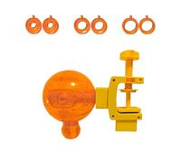 MIDOKSTUA Leaking Feeder for Pet Cats Rotating Food Dispenser with Adjustable Size Clamp Promoting Natural Behavior Dry Food Dispenser