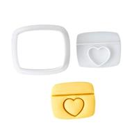 MIDOKSTUA Miniature Heart Rings and Cartoon Inspired Baking Tool Cookie Desserts Cutter for Crafting Cookie on Festive Event Easy to Use Baking Molds