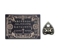 MIDOKSTUA Wooden Divination Pendulums Board Mystical Spirit Talking with Planchette Game Message for Teen Adult Pendulums Dowsing Divinations