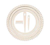 MIDOKSTUA Wooden Weaving Tool Set Multifunctional Tool for Adult Beginner Making Scarves Tapestries and Craft Creative