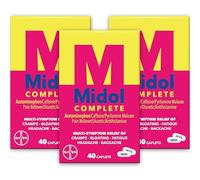 Midol Complete Menstrual Period Symptoms Relief Caplets, 120 Count