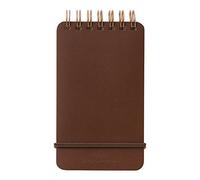 Midori Dark Brown WM Ring Memo Notepad