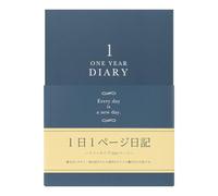 DESIGNPHIL Midori 12844006 Diary, 1 Page Per Day Western Style