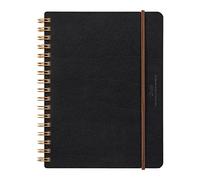 Midori 15222006 Ring Notebook, Grain, B6 Transformation, Black