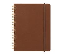 Midori 15223006 Ring Notebook, Grain, B6 Transformation, Dark Brown