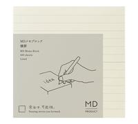 Midori 15285006 Memo Pad, MD Block Memo, Horizontal Ruled