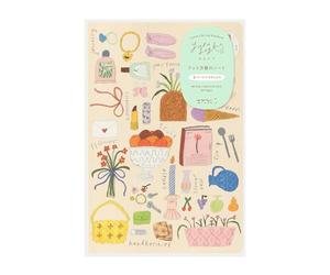 Midori 15355006 Notebook, Loose Log My Life Pattern, B6