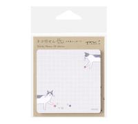 Midori 19096006 Sticky Notes, Sticky Paper with Balls and Cats