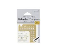 Midori 49099006 Template Notebook Calendar S Monthly Block Pattern