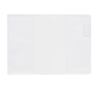 Midori 49358006 - Crystal Clear Plastic Case for Notebook, Size S