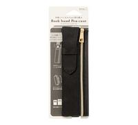 DESIGNPHIL Midori 41821006 Pen Case, Book Band Pen Case, Black A, For B6-A5, black, For B6-a5