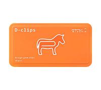 Midori D-clips 43393-006 Horse Paper Clips (Pack of 20)