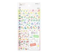 Midori Day planner sticker Season 82391006 Plant pattern │ Seal sticker