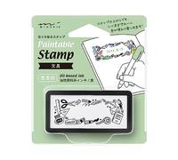 Midori DESIGNPHIL Paintable Stamp Harf Stationery - 35507006