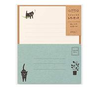 Midori Eiga 91802542 Letter Set Cat Design