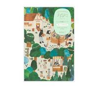Midori Forest Animal Pattern Loose Notebook B6 15352006