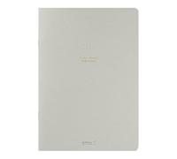 Midori Notebook, Color, A5, Graph Ruled, Gray, H8.3 x W 5.8 x D 0.1 inches (210 x 148 x 3 mm)