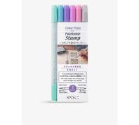 Midori Relax Colour Pens for Paintable Stamp Pack of Six