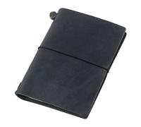 MIDORI Traveler's Notebook - Passport Size, Black Leather (Small)