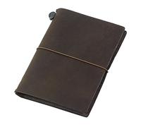 MIDORI Traveler's Notebook - Passport Size, Brown Leather (Small)