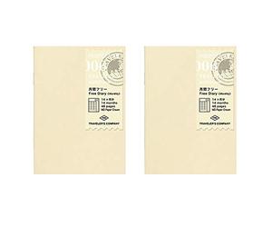 Midori Traveler's Notebook Passport Size Refill Set - No006,No006 - 2pc (Harajuku Culture Japan Only)