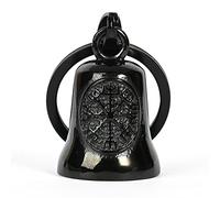 MidSmile Guardian Bell for Motorbikes: Gremlin Viking Vegvisir Nordic Motorcycle Bell, Keychain Key Rings Motorbike Accessories Lucky Gifts for Women and Men