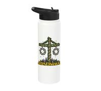 Midsommar Wicca Wiccan Paganism Midsummer Summer Solstice Stainless Steel Insulated Water Bottle