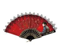 Midsouth Products Elvis Presley Decorative Fan, Red