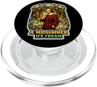 Midsummer Ice Cream Shakespeare Pun Funny Comedy Play PopSockets PopGrip for MagSafe