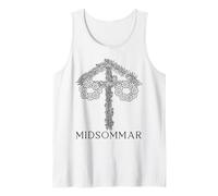 Midsummer Maypole Midsommar Festival Sweden Summer Solstice Tank Top