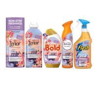 Midsummer Memories Bundle 5pc Febreze, Flash, Lenor, Bold Set