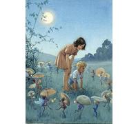 Midsummer Night Greeting Card by Margaret Tarrant