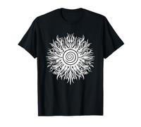 Midsummer sun with pinwheel symbol Midsommar festival T-Shirt