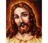 MIDUNU Latch Hook Kits For Kids Christian,Diy Cushion Carpet Mat Latch Hook Rug Kits Cover Hand Craft Embroidery Pillowcase Crocheting Handmade (109 * 87Cm)