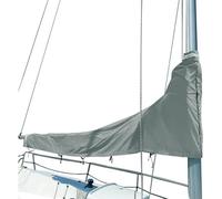 MIDUOLAI Grey 600D,8--9ft,Waterproof Mainsail Boom Cover, Heavy Duty Sailboat Mainsail Cover, Outdoor Windproof Waterproof Sailboat Cover, UV Protection Cover for Boat Sail Boom