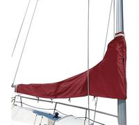 MIDUOLAI Red 420D,9--10ft,Mainsail Boom Cover, Heavy Duty Mainsail Cover, Waterproof Oxford Cloth Outdoor Sail Cover, Boat Universal for All Seasons