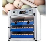 MIDUOLAI Silver,204 Eggs,Automatic Egg Incubator, Temperature & Humidity Control, Auto Egg Turner & Water Refill, for Chicken Duck Goose Pigeon Eggs, Large Digital Poultry Hatcher