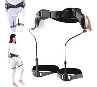 MIDUOLAI Walking Aid, Exoskeleton Assistance for Walking, Bionic Body Power Walking Aids, Effort Reduction 50%, Battery-Free, for Elderly, Limited Mobility, Hiking & Rehab,Black,one set