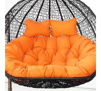 MIDUOLAI Water Proof Hanging Egg Chair Cushions Replacement, Cushion Only, Double Swing Chair Cushion,Waterproof Thicken Hanging Basket Seat Cushion, 2 Seater Chair Cushion for Outdoor,K,150 * 110CM